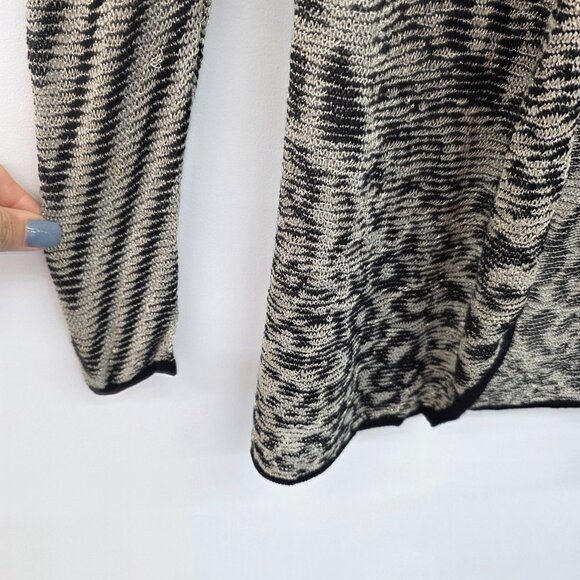Cache Womens XS Metallic Animal Print Cardigan Open Front Long Sleeve Evening - Picture 7 of 14